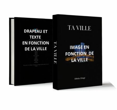 Livre Décoratif de Ville Personnalisé