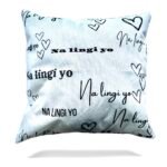 Coussin en Lin Na lingi Yo 45 x 45 cm